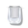 Wellness Voyage et Cie | Double Walled Glass Tea Cup & Strainer — Voyage Et Cie