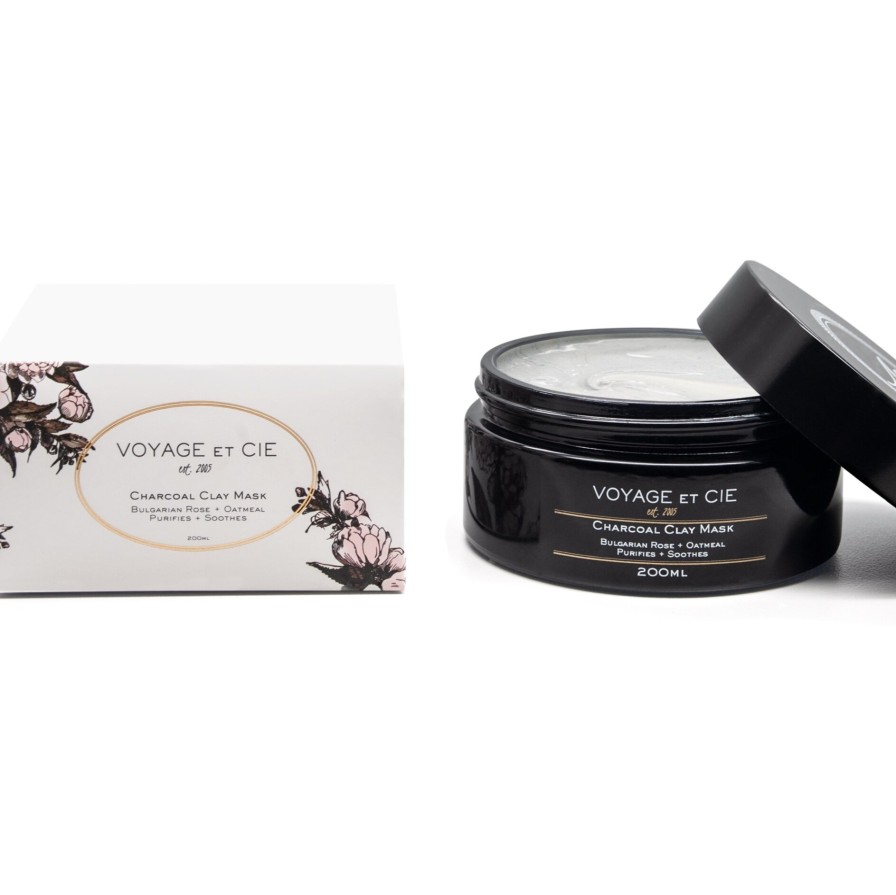 Face Voyage et Cie | Charcoal Clay Mask — Voyage Et Cie