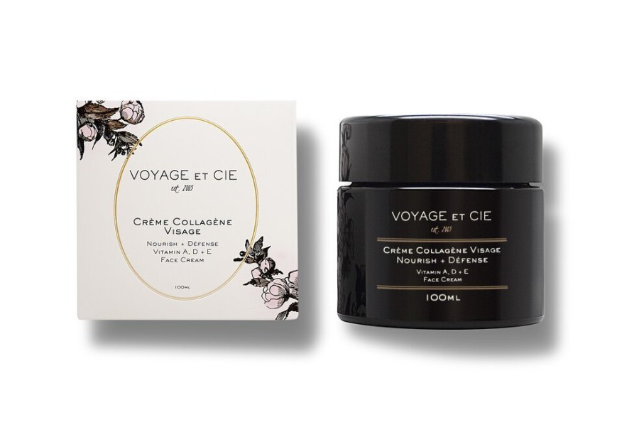 Face Voyage et Cie | Creme Collagene Visage - Nourish + Defense — Voyage Et Cie