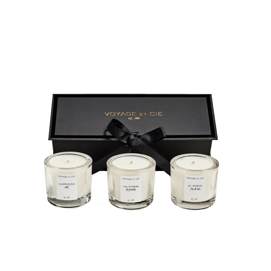 Maison Voyage et Cie | Set Of Three Votives Gift Box — Voyage Et Cie